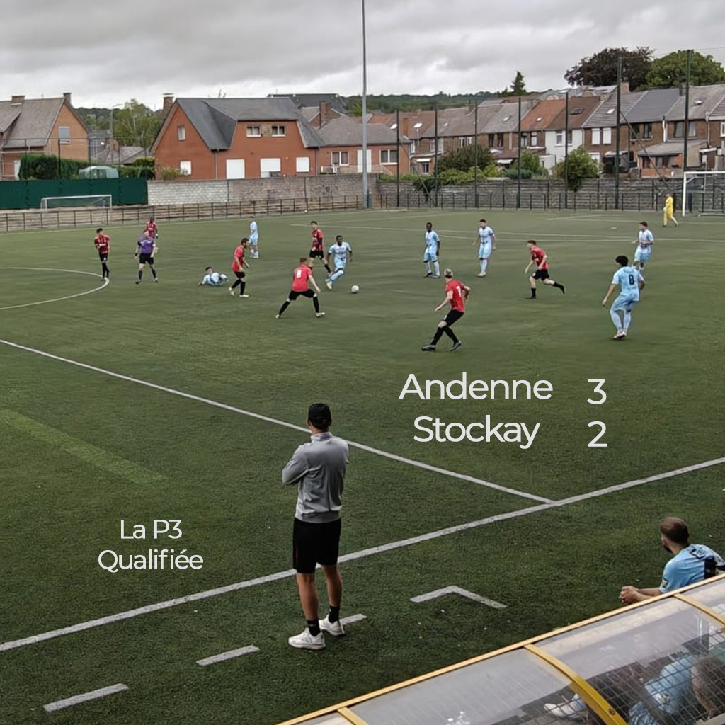 Andenne - Stockay 3-2, la P3 est qualifiée