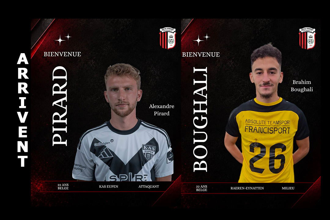 Alexandre Pirard, Brahim Boughali arrivent