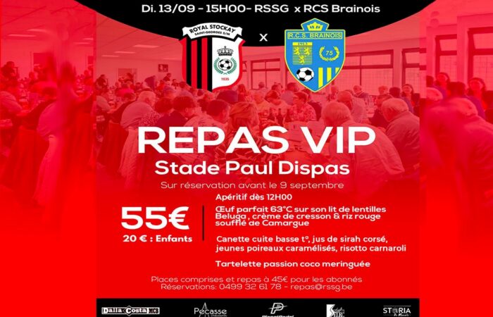Stockay - RCS Brainois 15h Repas d'avant-match