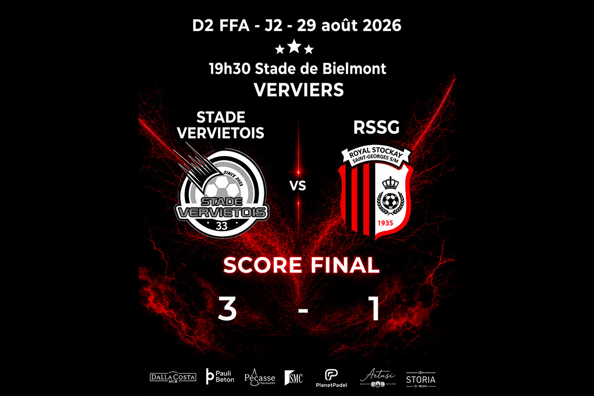 Stade Vervietois vs Stockay 3-1