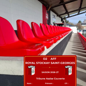 Tribune assise couverte