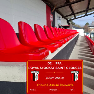 Tribune assise couverte