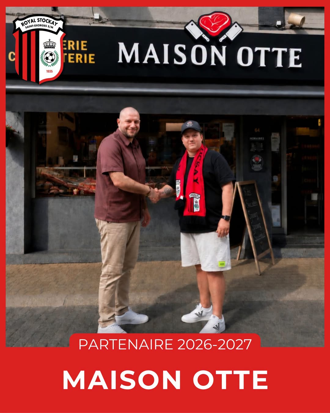 Maison Otte, boucherie, charcuterie, nouveau partenaire de Stockay